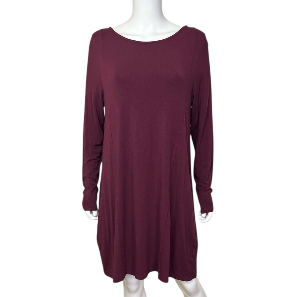 Peruvian Connection Astrid Dress in Wine - sz Large - Picture 2 of 8
